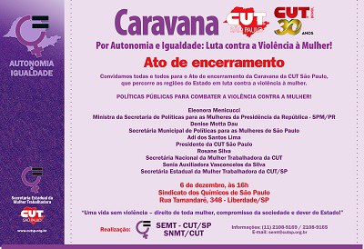 Imagem de CUT/SP encerrará caravana de mulheres com ato solene na capital 